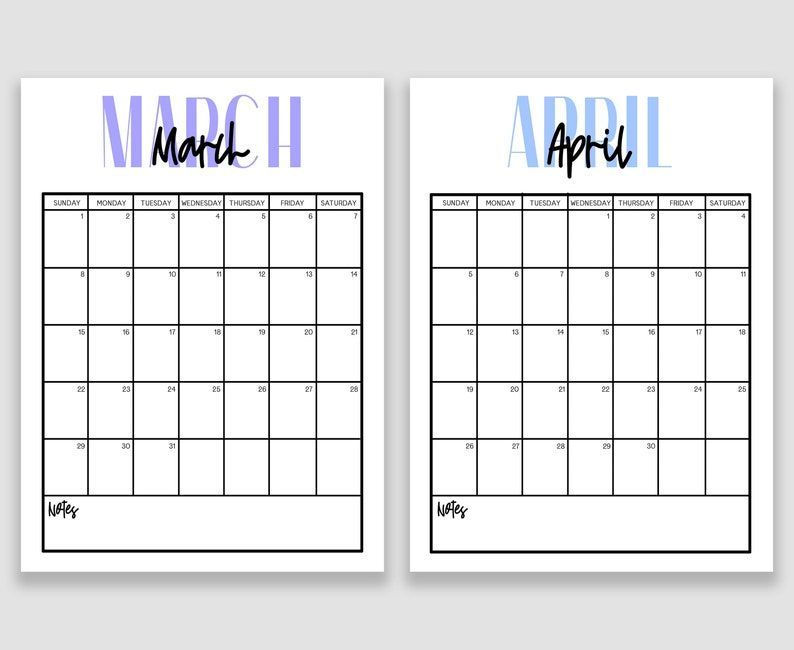 printable 8 5x11 calendar monthly calendar page for