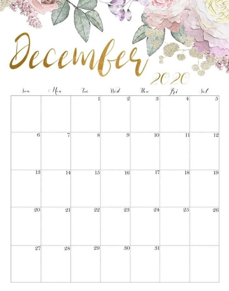 Printable Calendar 2021 January 2021 December 2021 | Etsy