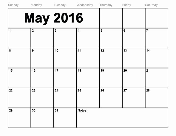 Printable Calendar Landscape | Printable Blank Calendar