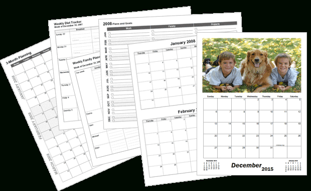Printable Calendars Create Your Own Personalized Schedule