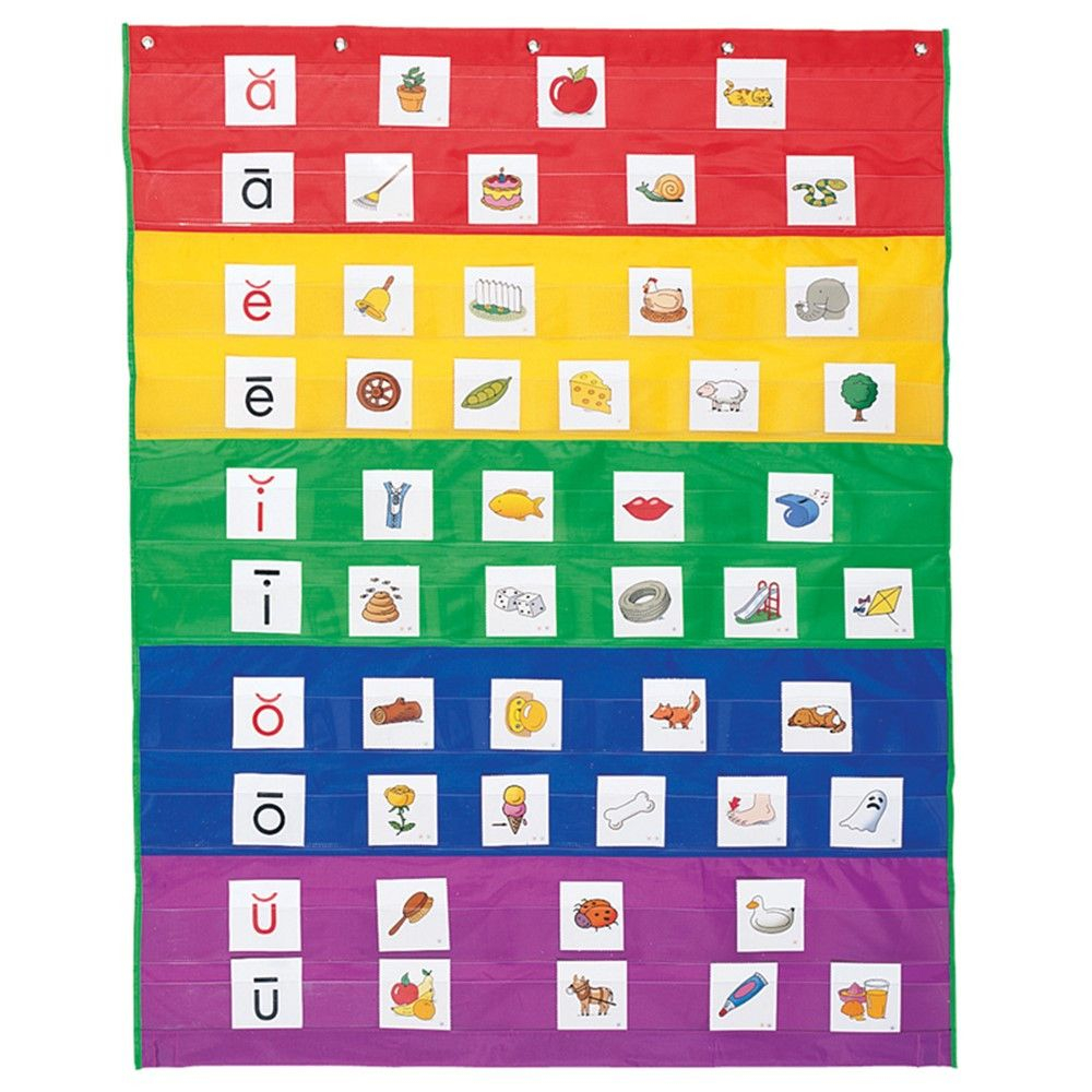 Rainbow Pocket Chart Ler2197 | Learning Resources