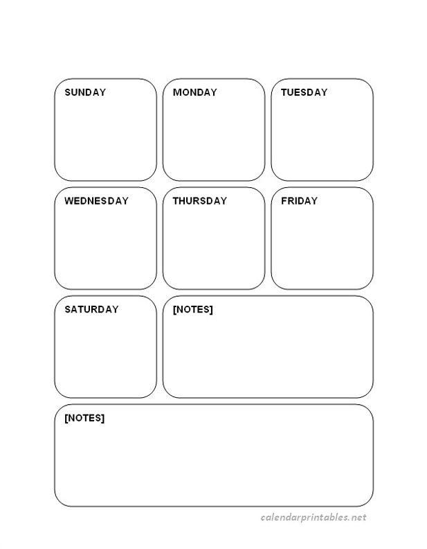 search results for &quot;one week blank calendar monday to