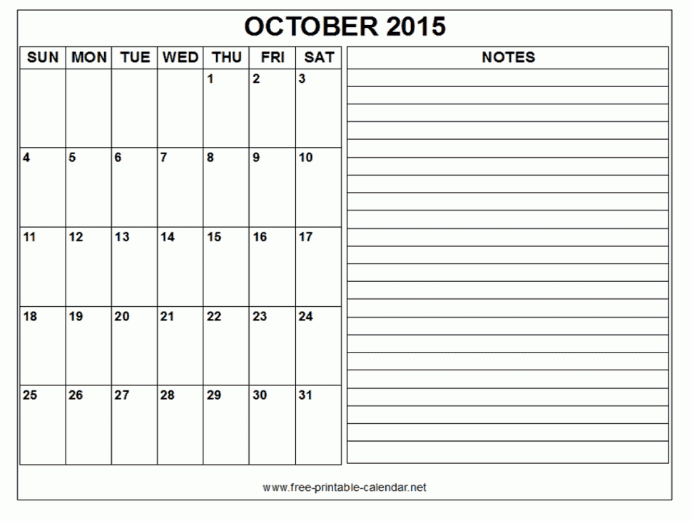 This October 2015 Notes Has Large Space For Making