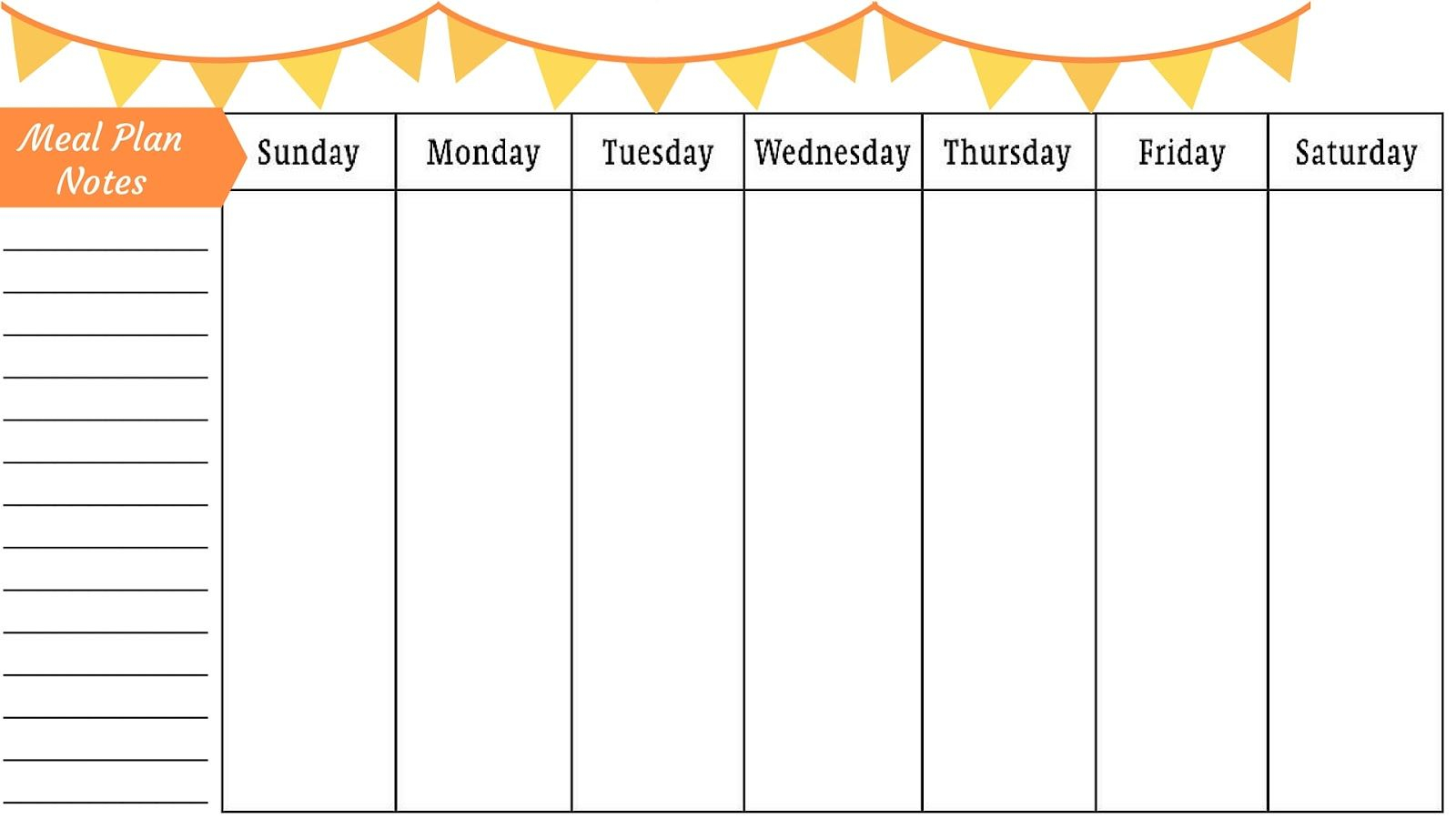 weekly calendar fill in printable week calendar