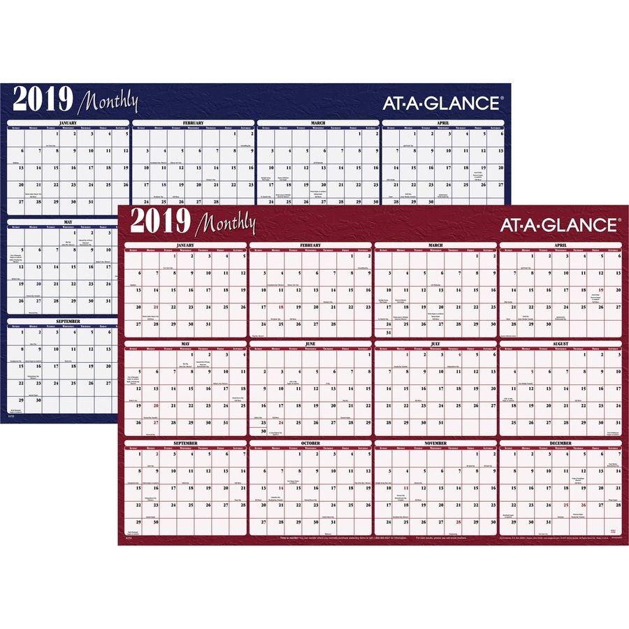 Year At A Glance Organizer 2020 | Get Free Calendar
