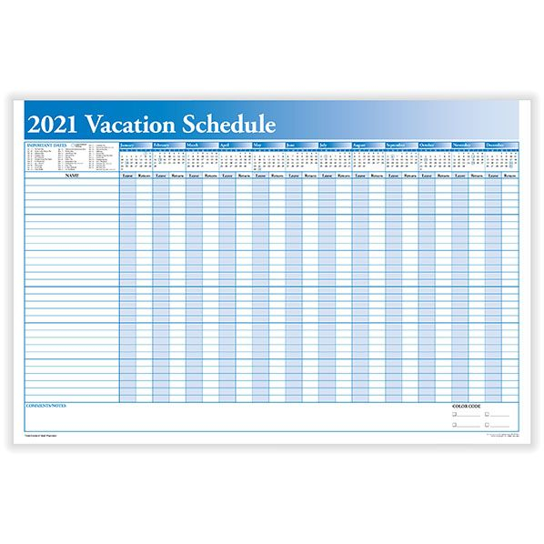 Yearly Vacation Scheduler | Yearly Vacation Planner | Hrdirect