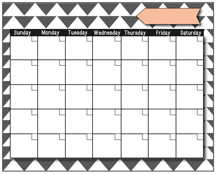 Blank Calendar | Calendar Printables, Notes Planner, Diy Calendar