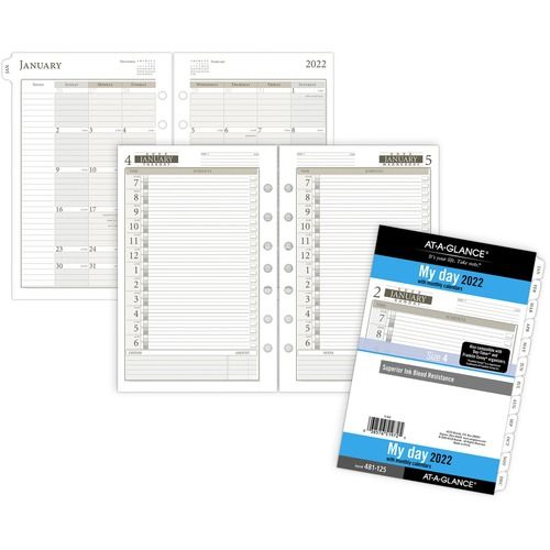 Day Runner 1ppd Dated Daily Planner Refills | Fsioffice