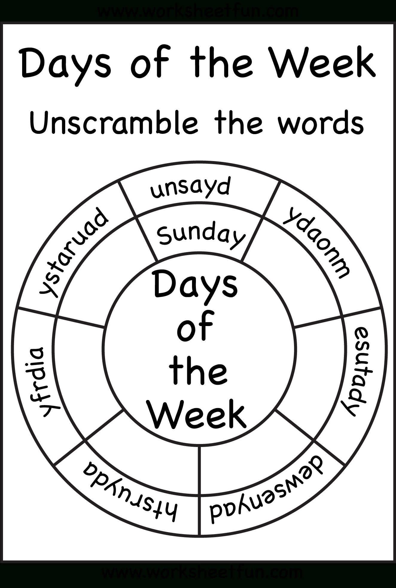 days of the week