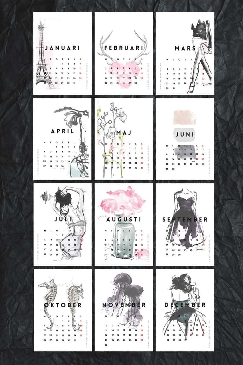 here are 20 free 2015 calendars that you can print out and customize