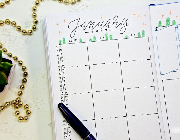 January Bullet Journal Printable Setup ⋆ Sheena Of The Journal