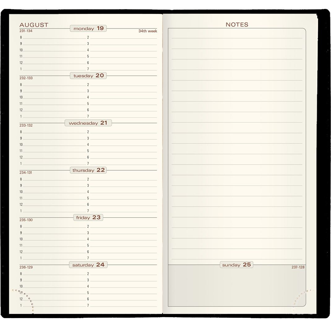 Quo Vadis 2021 Calendar Refill Space 17 Dromgoole's Fine Writing