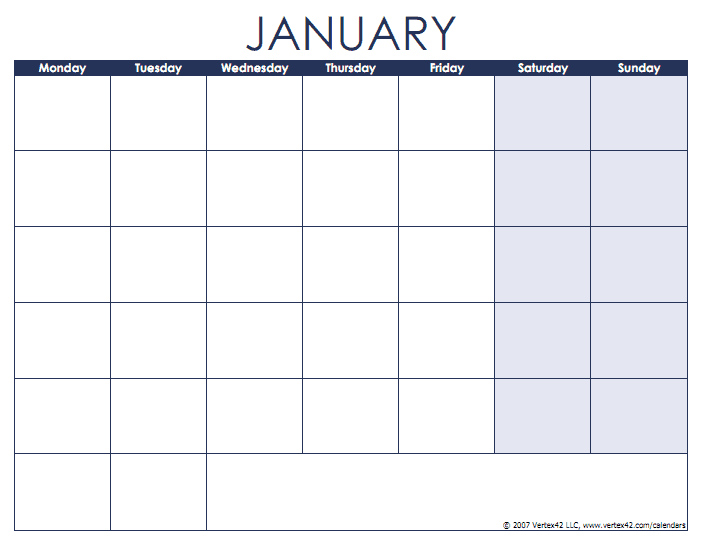 Ravelcouj Excel 2012 Monthly Calendar Templates