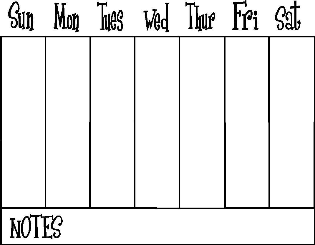 weekly calendar | weekly calendar template, dry erase calendar