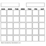 10+ Free Printable Blank Calendars (Editable Pdf)