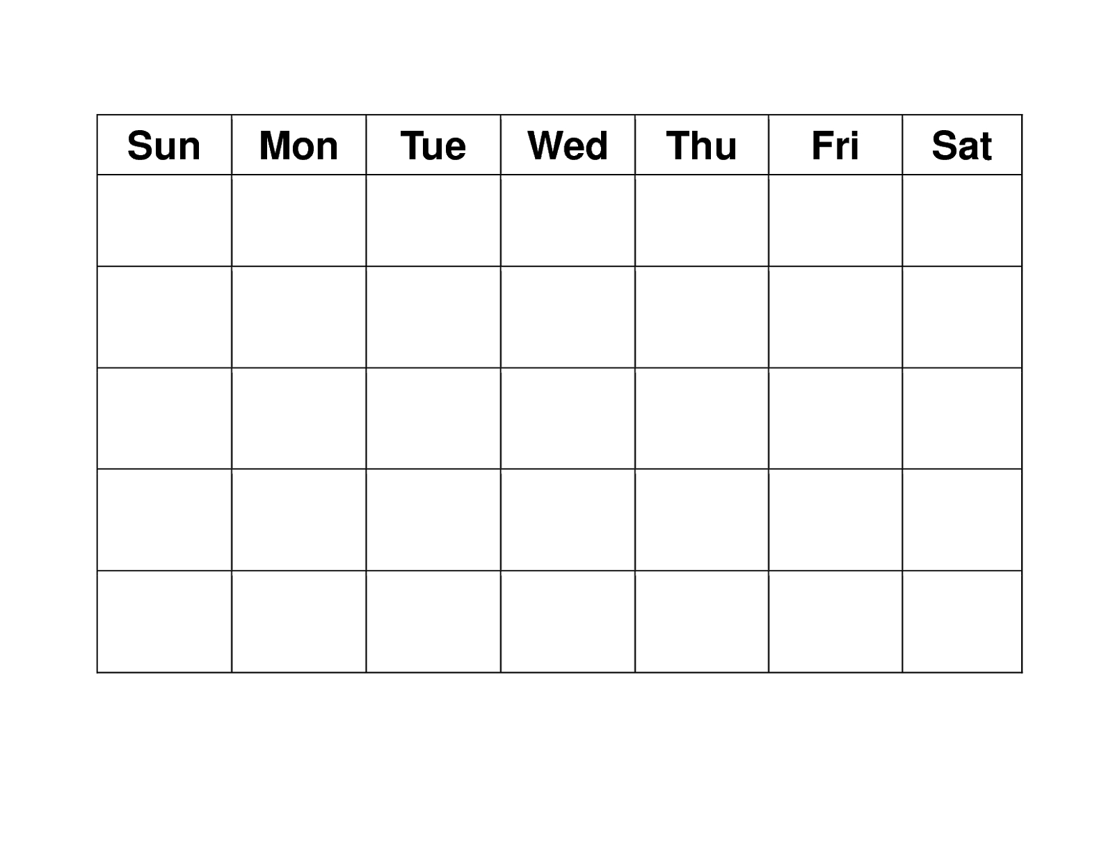 Blank Weekly Calendars Printable | Activity Shelter | Blank Calendar Template, Excel Calendar