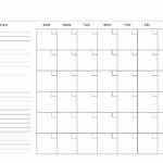 Free Printable Blank Calendar With Notes – 2024 Calendar Printable