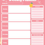 Monday Through Friday Planner – 11 Free Pdf Printables | Printablee