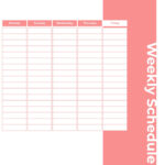 Monday Through Friday Planner – 11 Free Pdf Printables | Printablee